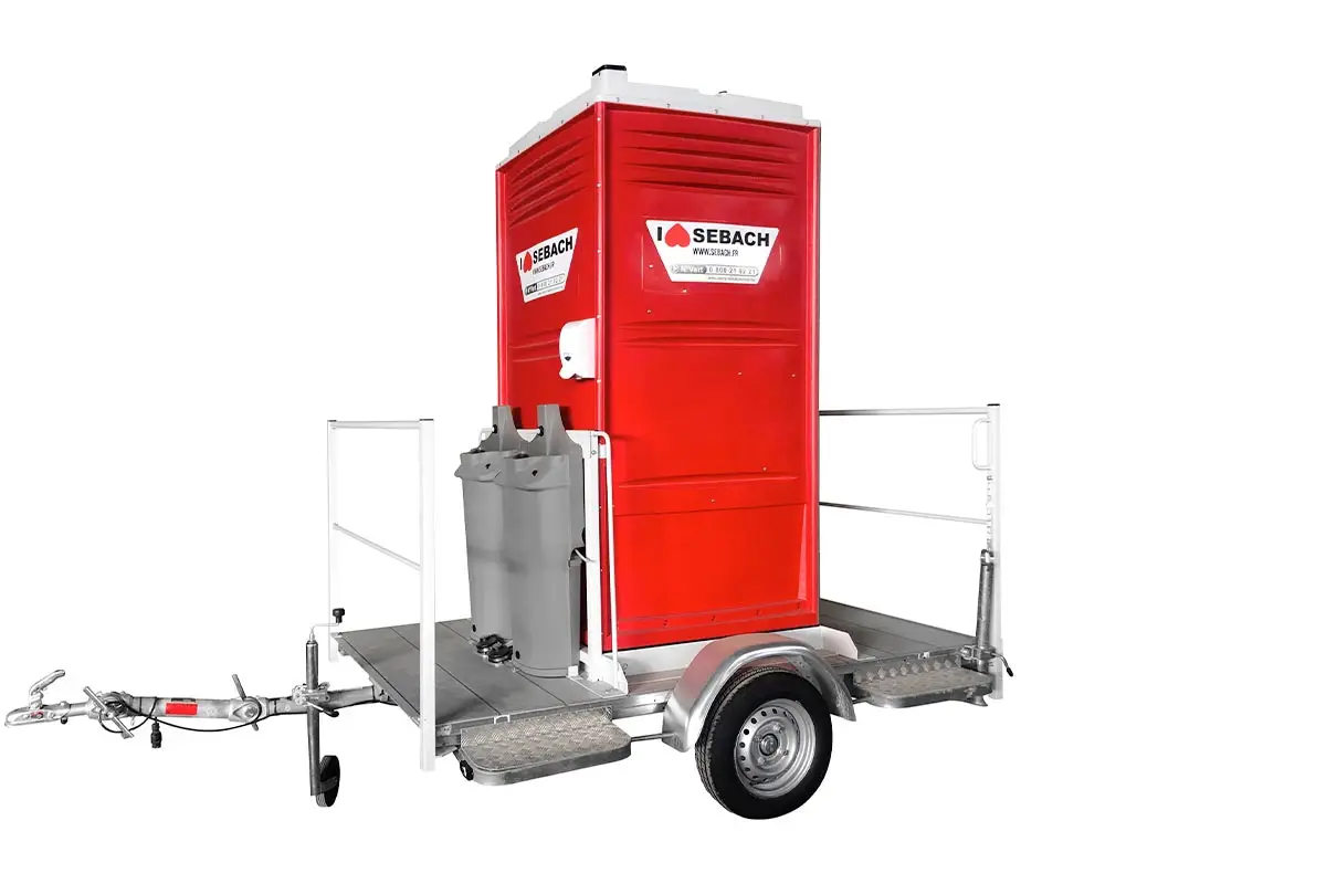 Gamme Bases-vie mobiles et WC sur remorque